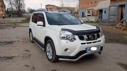 Nissan X-trail T31 2007–2014 Přední ochranný rám ST007 (nerez) fotografie 2