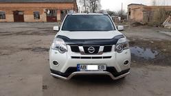 Nissan X-trail T31 2007–2014 Přední ochranný rám ST007 (nerez) fotografie 3