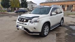 Nissan X-trail T31 2007–2014 Přední ochranný rám ST007 (nerez) fotografie 4