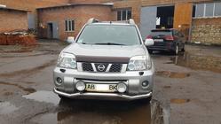 Nissan X-trail T30 2002–2007 Přední ochranný rám ST007 (nerez) fotografie 2