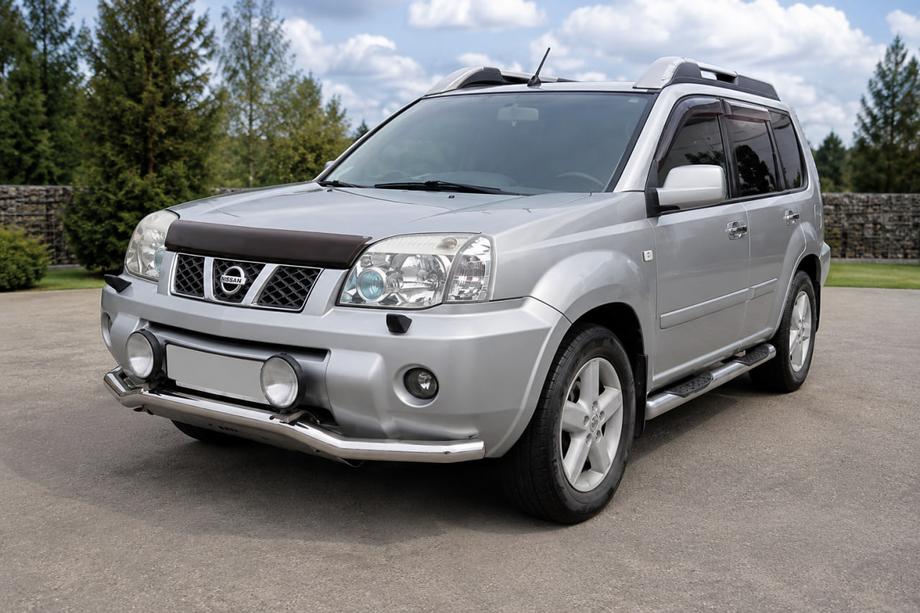 Nissan X-trail T30 2002–2007 Přední ochranný rám ST007 (nerez) Image