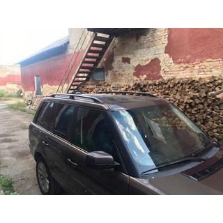 Hliníkové střešní ližiny (černé) Range Rover III L322 2002–2012 fotografie 3