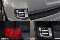 Toyota Land Cruiser 200 2007–2021 Zadní mlhovky 2016-2021 (Executive Black) fotografie 1