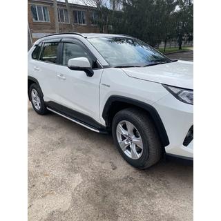 Boční nášlapy OEM V1A (2 ks, hliník) Toyota Rav 4 2019–2025 fotografie 4