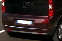 Fiat Doblo II 2010–2022 Nerezová lišta hrany víka kufru OmsaLine – italská nerezová ocel fotografie 5