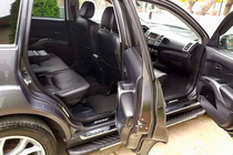 Mitsubishi Outlander 2006–2012 Boční prahy Bosphorus Grey (2 ks, hliník) fotografie 7