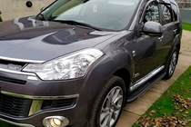 Mitsubishi Outlander 2006–2012 Boční prahy Bosphorus Grey (2 ks, hliník) fotografie 2