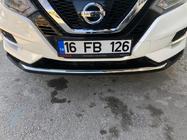 Nissan Qashqai 2014–2021 Nerezová ochranná lišta na přední nárazník (2017↗︎) OmsaLine – italská nerezová ocel fotografie 7