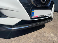Nissan Qashqai 2014–2021 Nerezová ochranná lišta na přední nárazník (2017↗︎) OmsaLine – italská nerezová ocel fotografie 3