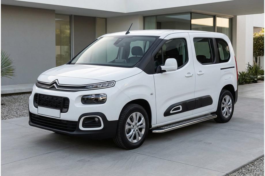 Citroen Berlingo/Multispace 2018– Boční prahy Maydos V2 (2 ks, hliník ↗ nerez) Image