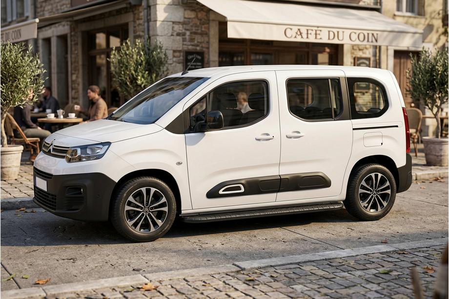 Citroen Berlingo/Multispace 2018– Boční prahy Bosphorus Black (2 ks, hliník) Dlouhý rozvor Image
