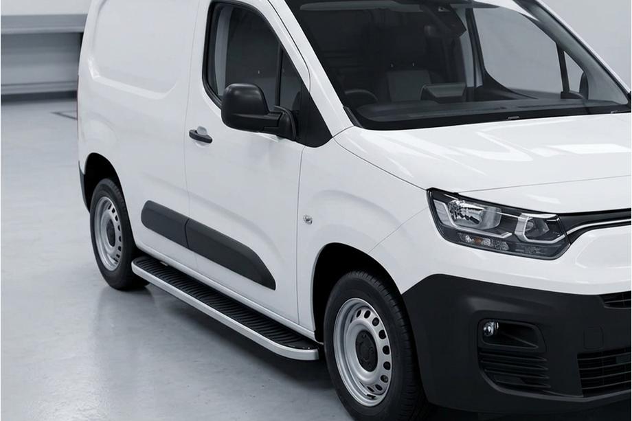 Opel Combo 2019– Boční prahy Tayga Grey (2 ks, hliník) Image