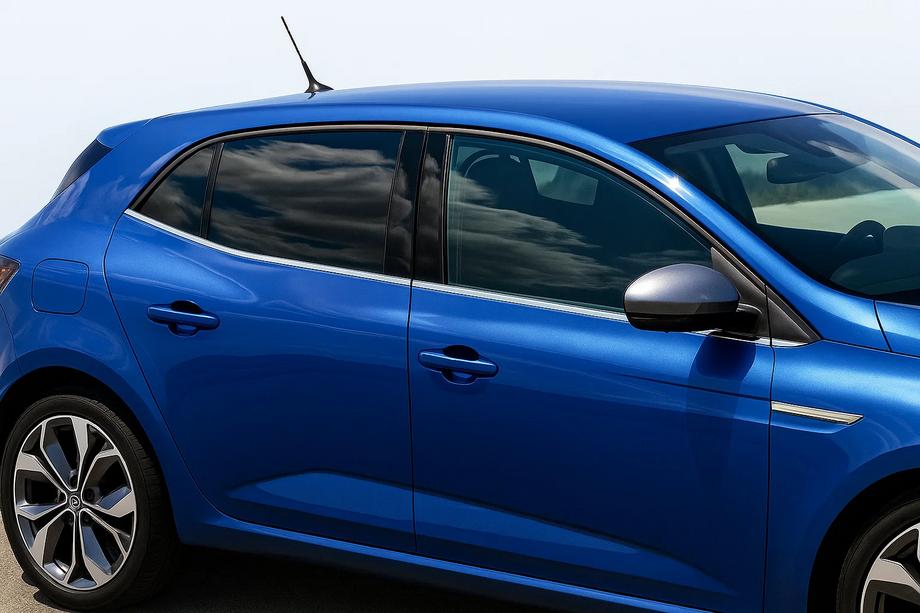 Renault Megane IV 2016–2025 Spodní okenní lišty (HB, 6 ks, nerez) OmsaLine – italská nerezová ocel Image