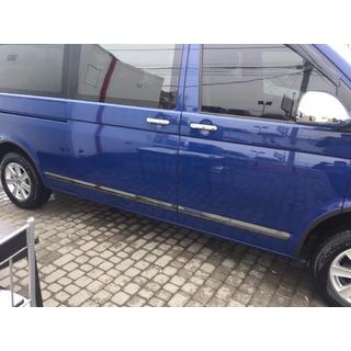 Dveřní lišty (nerez, černý chrom) Volkswagen T5 Caravelle 2004–2010 fotografie 2