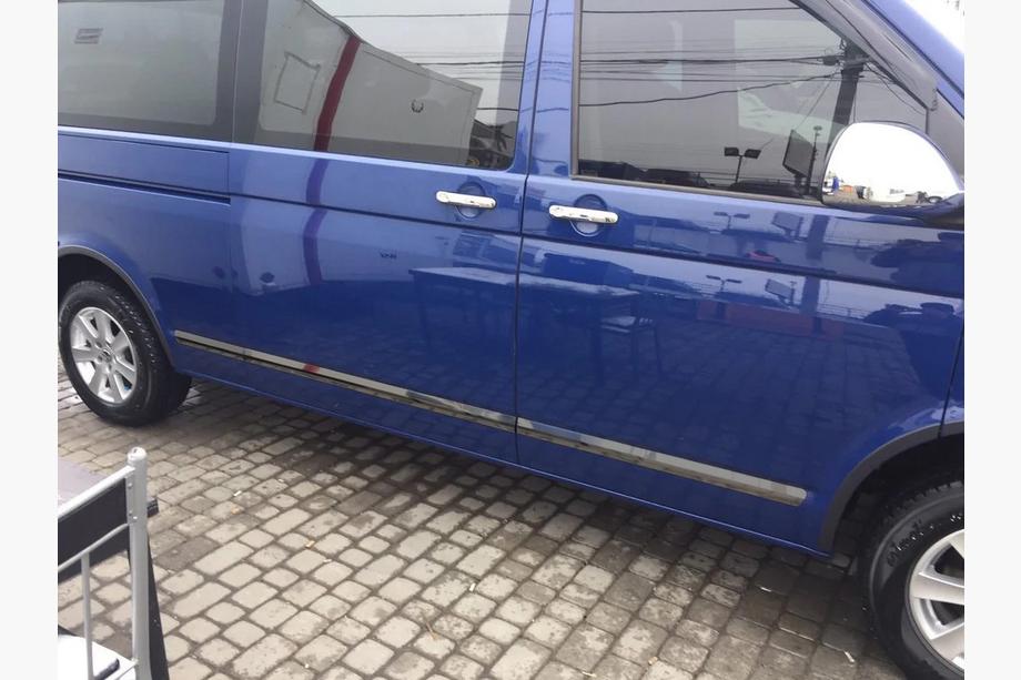 Volkswagen T6 2015–2024 Dveřní lišty (nerez, černý chrom) Image