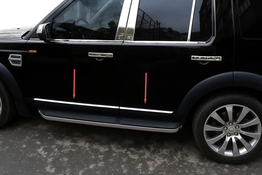 Land Rover Discovery III 2004–2009 Dveřní lišty OmsaLine (4 ks, nerez) Image