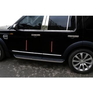 Dveřní lišty OmsaLine (4 ks, nerez) Land Rover Discovery IV 2009–2017 fotografie 1
