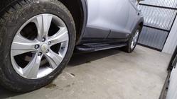 Chevrolet Captiva 2006–2019 Boční prahy Bosphorus Grey (2 ks, hliník) 2006–2015 fotografie 4