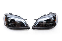 Mercedes ML W164 2005–2011 Přední světlomety s LED prvkem (2005-2008, 2 ks, tmavé) fotografie 2