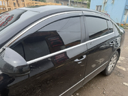Volkswagen Passat B7 2012–2015 Okenní větrolamy s chromovou lištou SD (EU, 4 ks, Niken) fotografie 1