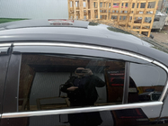 Volkswagen Passat B7 2012–2015 Okenní větrolamy s chromovou lištou SD (EU, 4 ks, Niken) fotografie 2