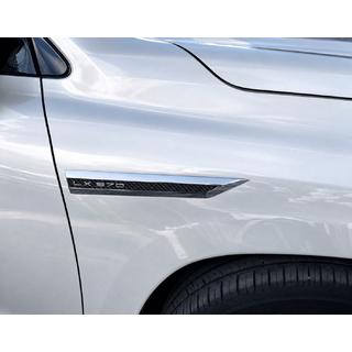 Sada štítků v karbonovém vzhledu (4 ks) Lexus LX570/450d 2008–2022 fotografie 2
