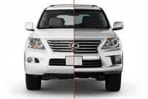 Lexus LX570/450d 2008–2022 Restylingová sada 2008-2012 na 2012-2016 Standart fotografie 1