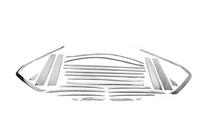 Lexus LX570/450d 2008–2022 Kompletní okenní lišty a lišty na sloupky (nerez) fotografie 4