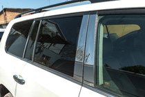 Lexus LX570/450d 2008–2022 Kompletní okenní lišty a lišty na sloupky (nerez) fotografie 3