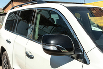 Lexus LX570/450d 2008–2022 Kompletní okenní lišty a lišty na sloupky (nerez) fotografie 11