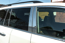 Lexus LX570/450d 2008–2022 Kompletní okenní lišty a lišty na sloupky (nerez) fotografie 9