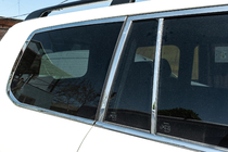 Lexus LX570/450d 2008–2022 Kompletní okenní lišty a lišty na sloupky (nerez) fotografie 6
