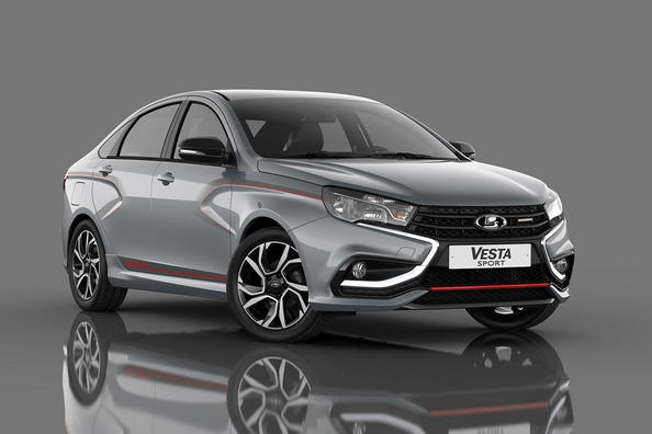 Sportovní modifikace sedanu Lada Sport Vesta