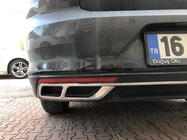 Volkswagen Passat B8 2015–2023 Sada nerezových nástavců výfuku Carmos SD/SW (2019+, 3 ks) fotografie 2