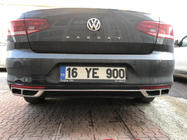 Volkswagen Passat B8 2015–2023 Sada nerezových nástavců výfuku Carmos SD/SW (2019+, 3 ks) fotografie 4
