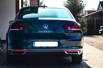 Volkswagen Passat B8 2015–2023 Nerezové kryty koncovek výfuku OmsaLine SD/SW (2019+, 3 ks) fotografie 4