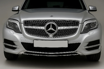 Mercedes GLK třída X204 2008–2015 Přední maska Diamond Silver (2013-2015) fotografie 1