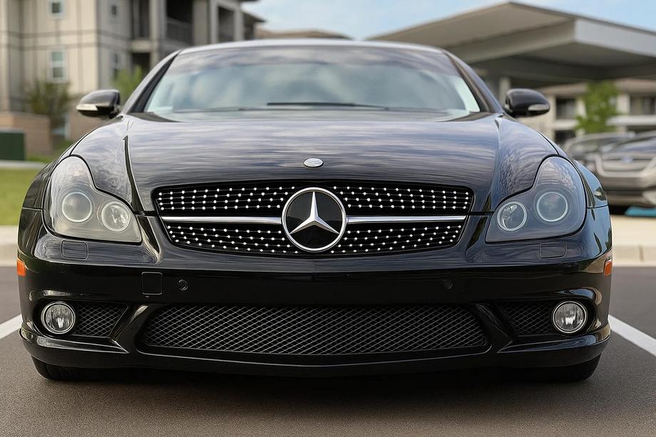 Mercedes CLS C219 2004–2010 Přední maska chladiče (2008-2010, Diamond Silver) Image