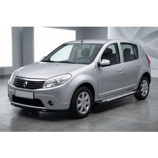 Boční nášlapy Allmond Grey (2 ks, hliník) Renault Sandero 2007–2013 fotografie 1