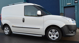 Fiat Doblo II 2010–2022 Chromové lišty dveří (4 ks, nerez) OmsaLine – italská nerezová ocel fotografie 7