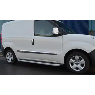 Chromové lišty dveří (4 ks, nerez) Fiat Doblo II 2010–2022 fotografie 3