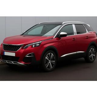 Nerezové kryty sloupků dveří Peugeot 3008 2016–2023 fotografie 1
