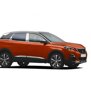 Nerezové kryty sloupků dveří Peugeot 3008 2016–2023 fotografie 4