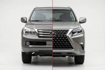 Lexus GX460 2009–2023 Faceliftový bodykit 2010-2013 na rok 2021 (kompletní nárazníky) fotografie 1
