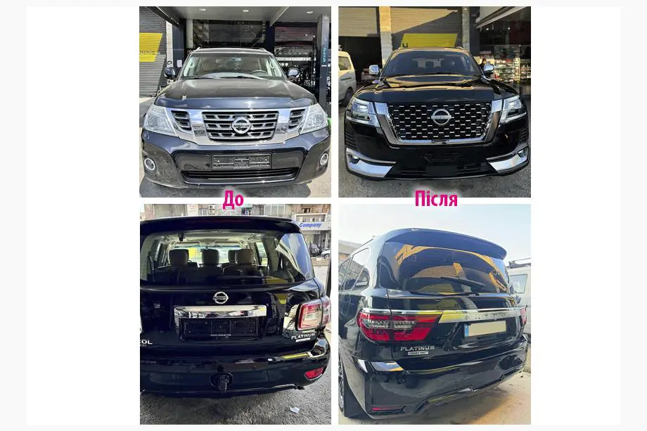 Nissan Patrol Y62 2010–2024 Sada bodykitu pro rok 2024 (facelift) Fotografie 4