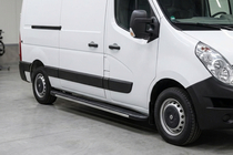 Opel Movano 2010–2021 Boční prahy Bosphorus Grey (2 ks, hliník) fotografie 1