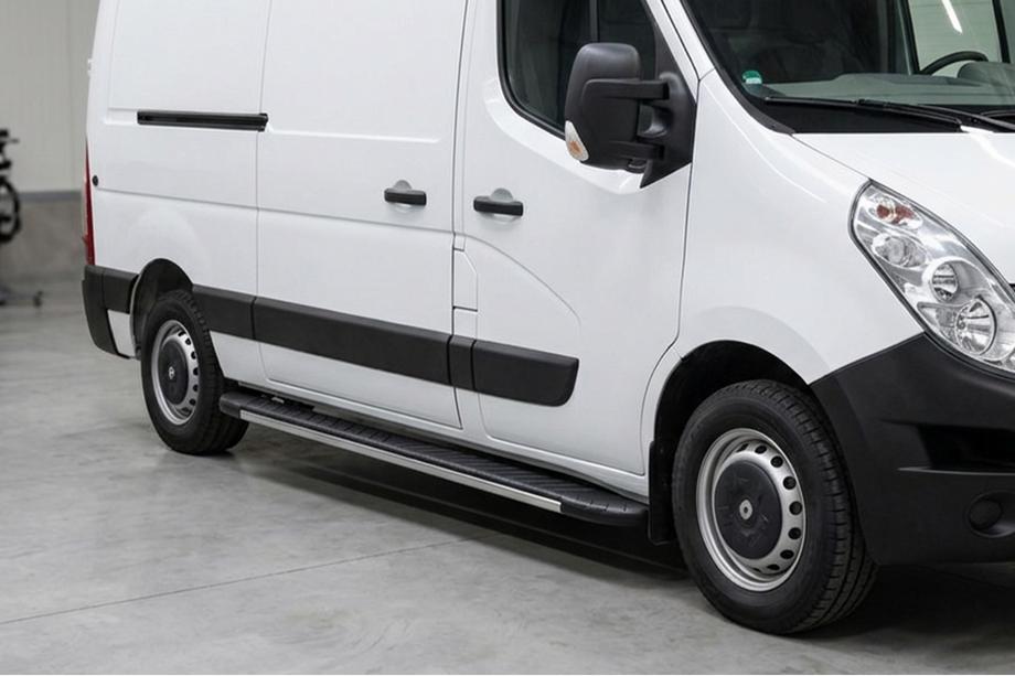 Opel Movano 2010–2021 Boční prahy Bosphorus Grey (2 ks, hliník) Image