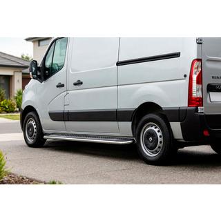 Boční nášlapy Maydos V2 (2 ks, hliník) Opel Movano 2010–2021 fotografie 1