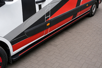Renault Master 2011–2023 Boční nášlapy Maya Red (2 ks, hliník) fotografie 1