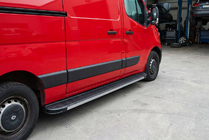 Renault Master 2011–2023 Boční nášlapy Maya V1 (2 ks, hliník) fotografie 1